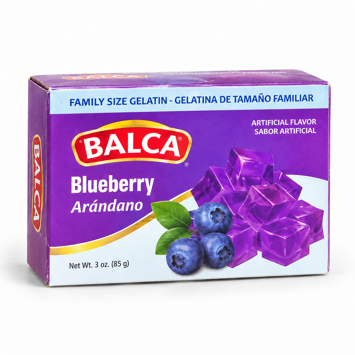 Gelatinas tamaño familiar (85g)(8-1/2 porciones)